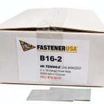 2" Finish Nails 16GA Galvanized - FastenerUSA 25,000 Count B16-2C10-0