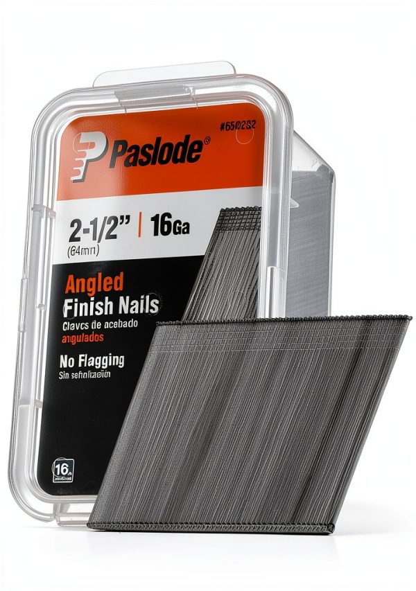 Paslode Finishing Nail 650232 20 Angled Galvanized 16 Gauge 2.5in-0