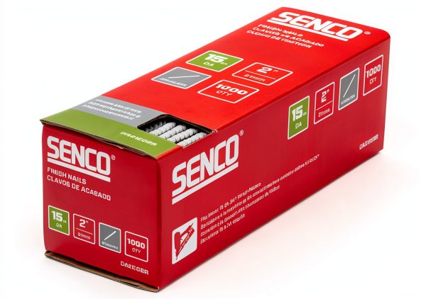 SENCO DA21EGBR 2-inch 15-gauge angled finish nails stainless 1k Pack-2