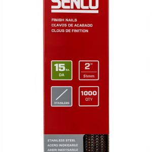 SENCO DA21EGBR 2-inch 15-gauge angled finish nails stainless 1k Pack-0