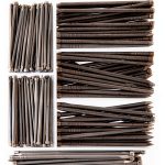Finish Nail Kit The Hillman Group 591511 Collated 150 Pack Silver-0