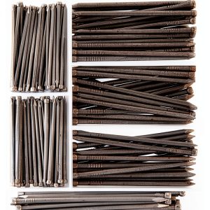 Finish Nail Kit The Hillman Group 591511 Collated 150 Pack Silver-0