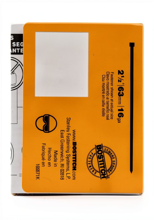 BOSTITCH Finish Nails Bright 2-1/2-Inch 16GA 1000-Pack Collated-1