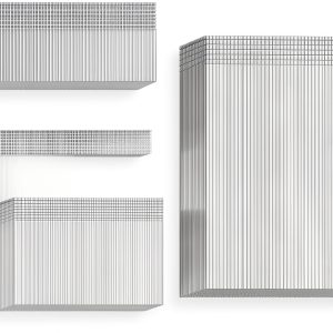 16 Gauge Finish Nails 5000 Count Total (1-1/4, 1-1/2, 1-3/4, 2, 2-1/2" 1000 Per Size) Galvanized Finish Processing Nails Suitable for Most Brand of 16 Gauge Pneumatic and Electric Brad Nailer-0